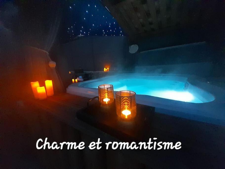 L'Antre Deux Pierres, Romantisme, Jacuzzi Exterieur, Plateau Dinatoire Bouyon Buitenkant foto